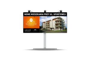 billboard Słoneczne tarasy racis