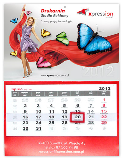 Kalendarz jednodzielny ekonomiczny